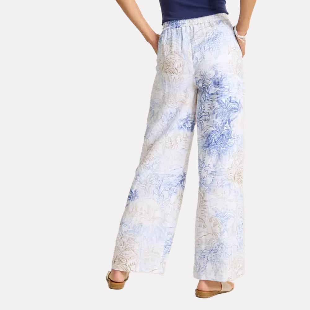 Two Palms Dolce Bay High-Rise Linen Easy Pants - Women