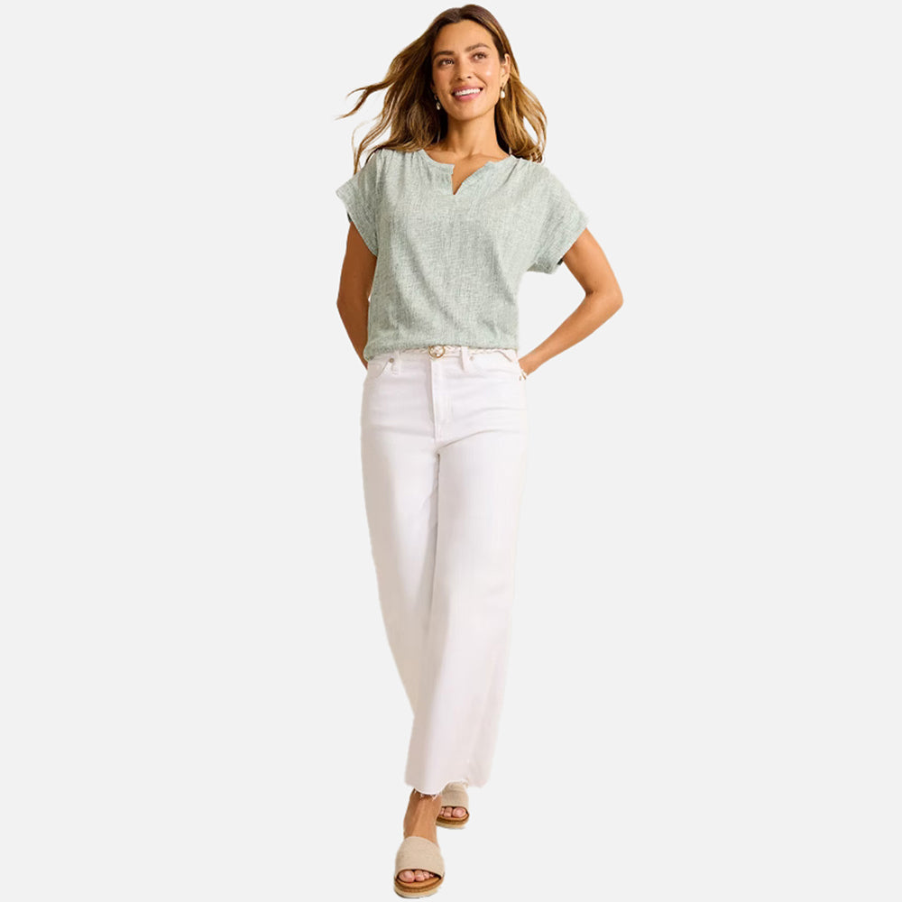Gem Coast Shimmering Bay Short-Sleeve Top - Women