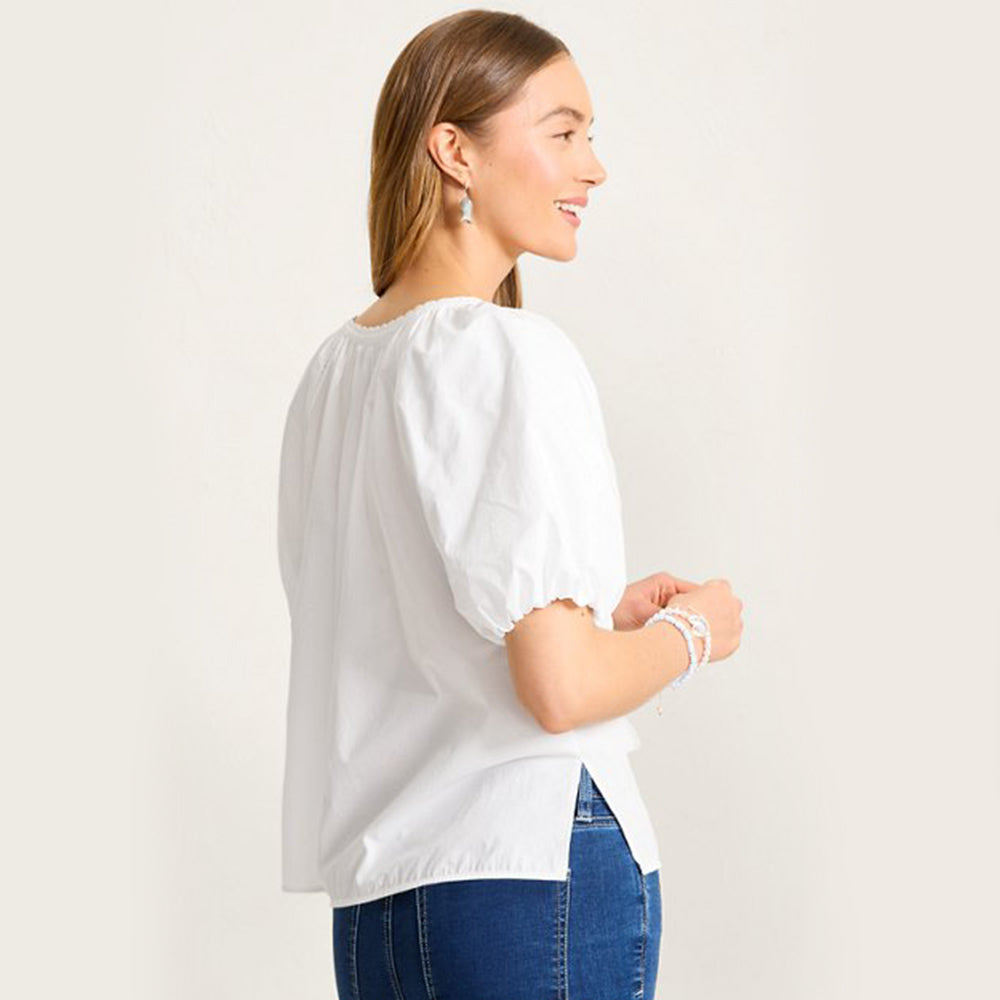 Oceana Isle Puff-Sleeve Top - Women