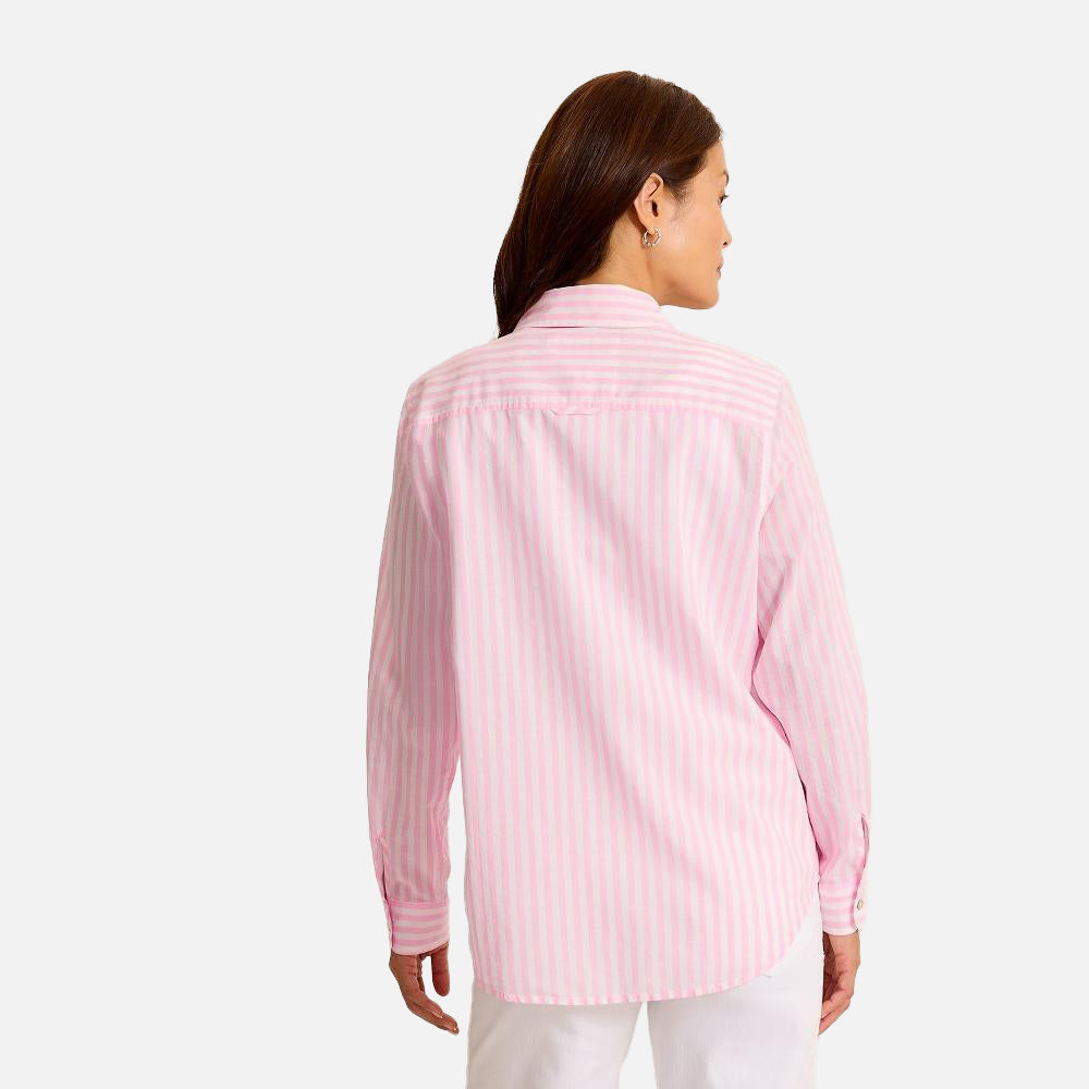 Oceanic Oasis Voile Long-Sleeve Top - Women