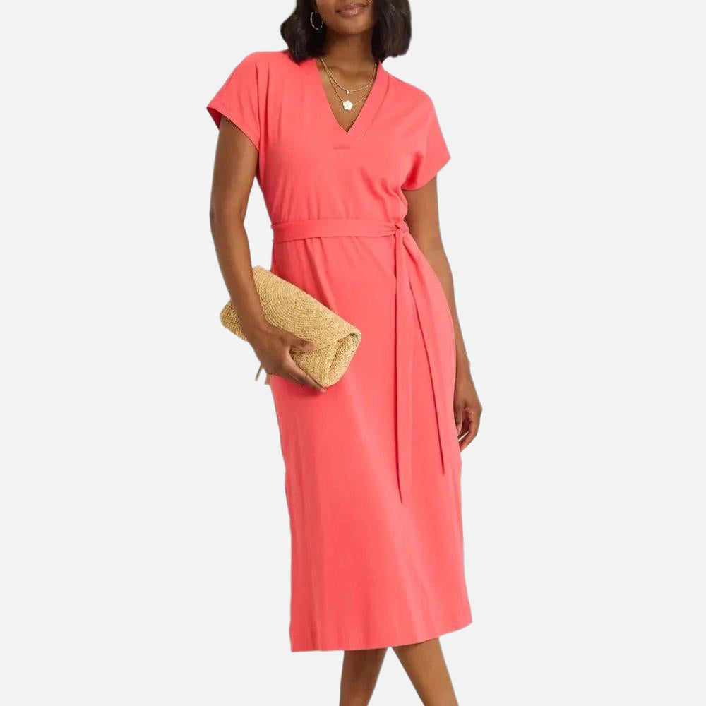 Islandscape Jersey Midi Dress - Women
