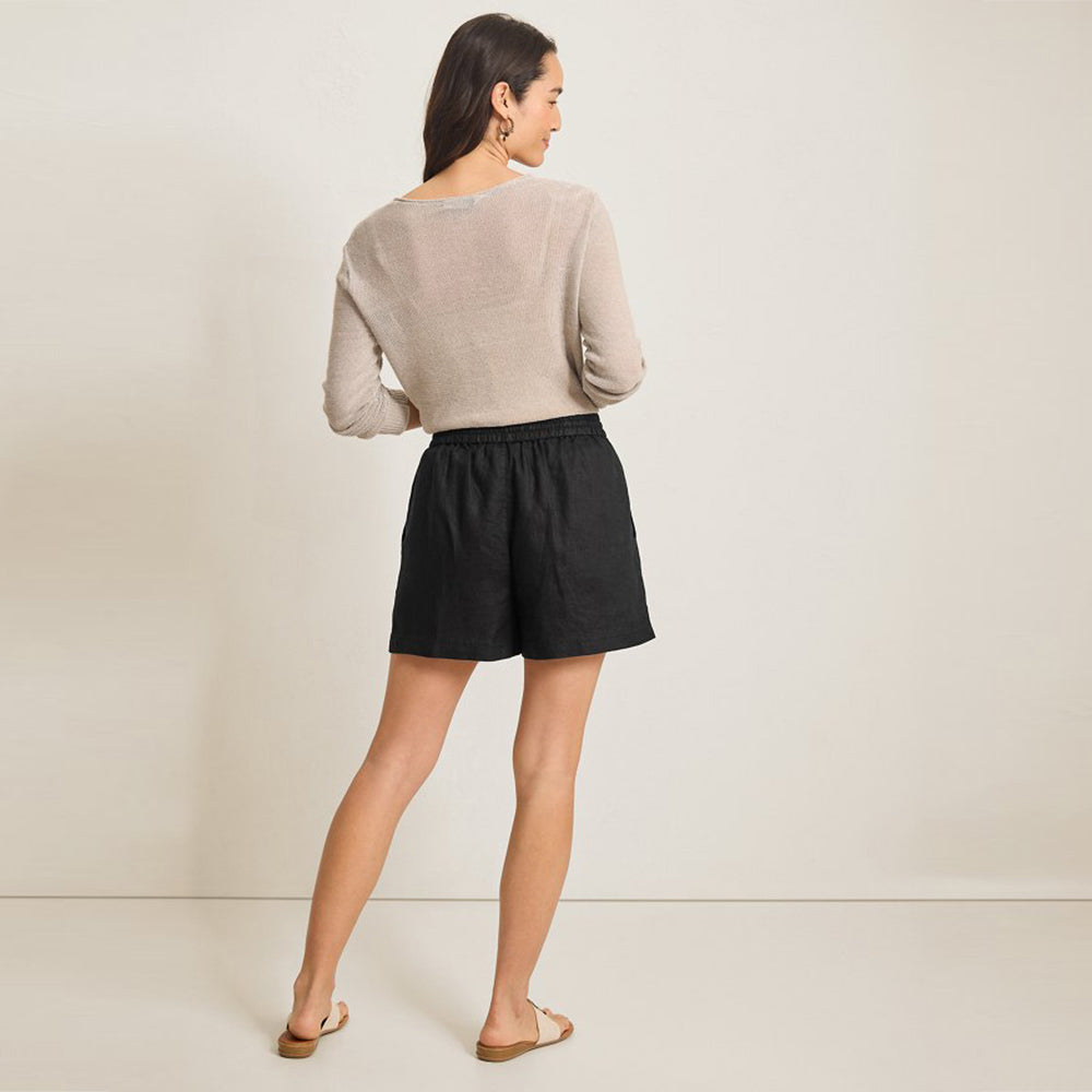 Two Palms High-Rise Linen Easy Shorts - Women