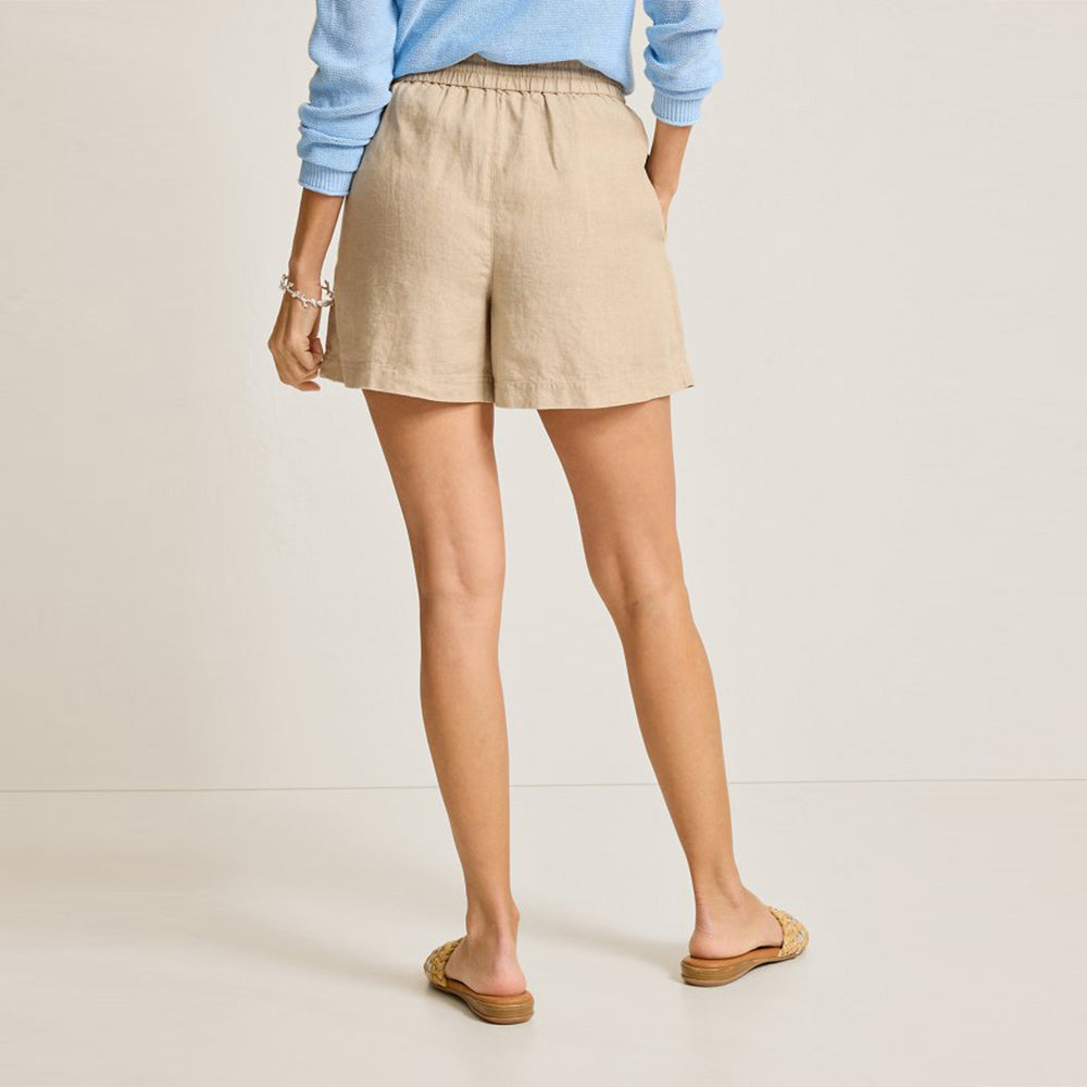 Two Palms High-Rise Linen Easy Shorts - Women