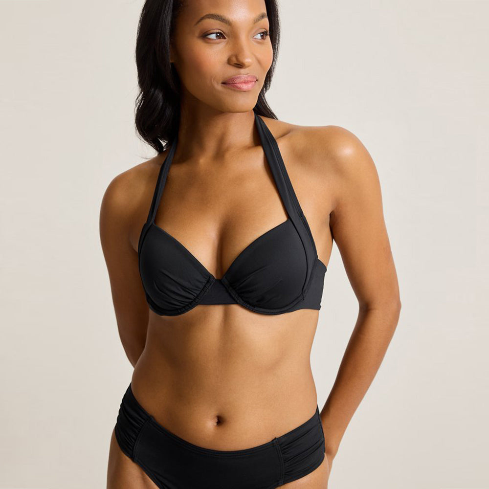 Pearl Underwire Halter Bikini Top - Women