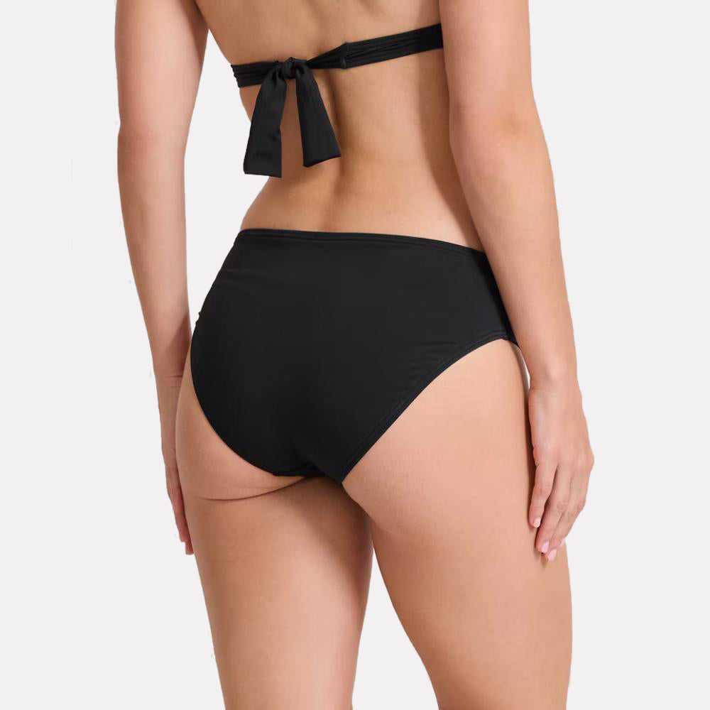 Pearl High-Waist Side-Shirred Bikini Bottoms - Women