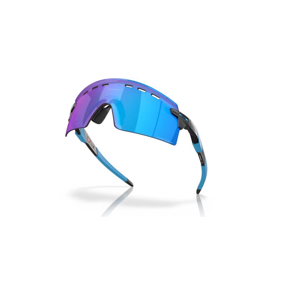 Oakley Encoder Strike Vented Sunglass In Prizm Sapphire Lenses In Matte Black Frame