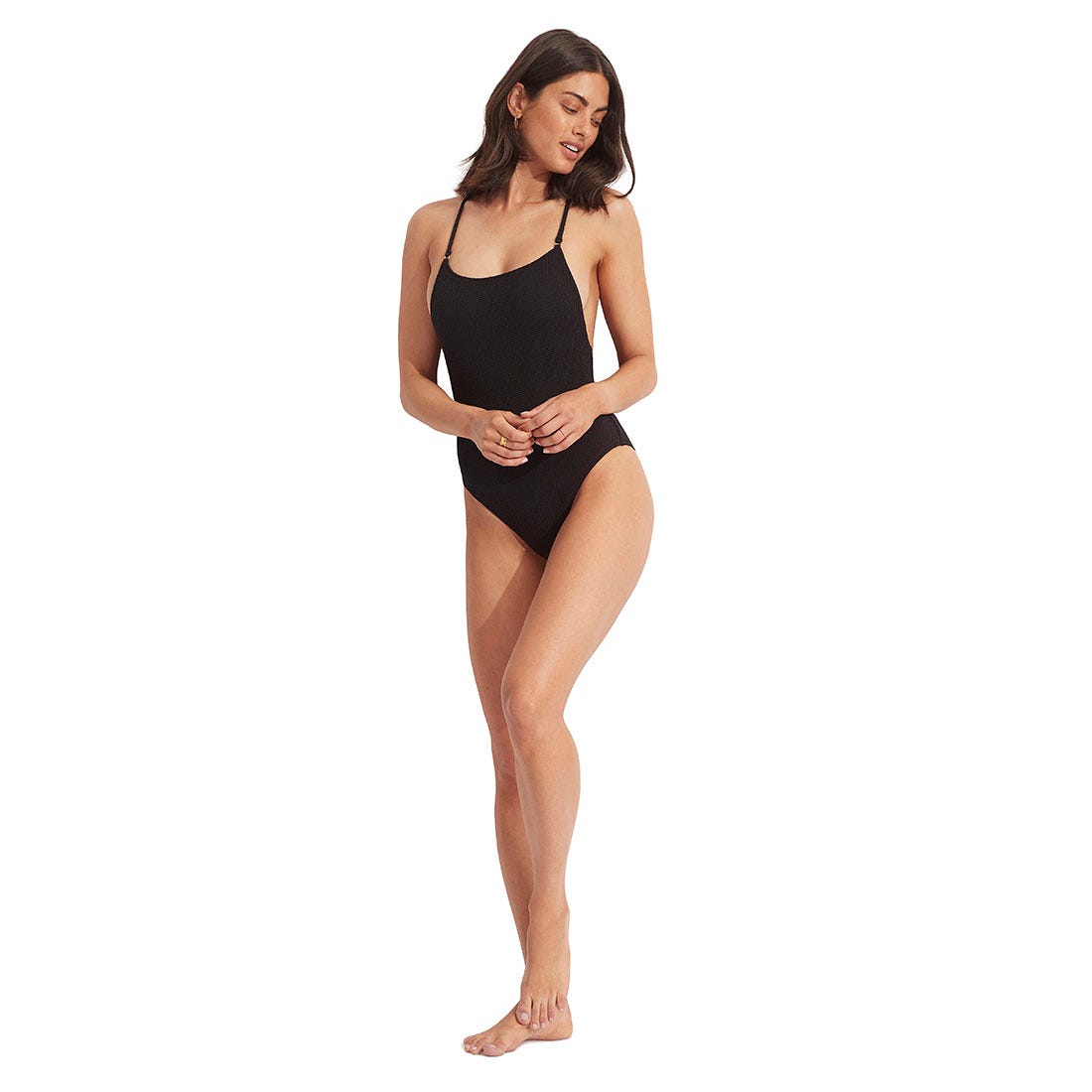 Sea Dive Scoop Neck One Piece - Women