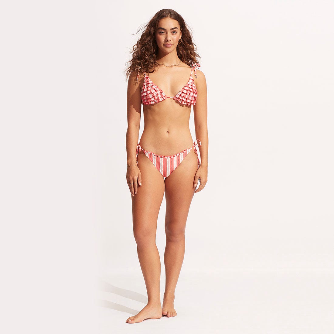 Cabana Ruffle Slide Tri Top - Women