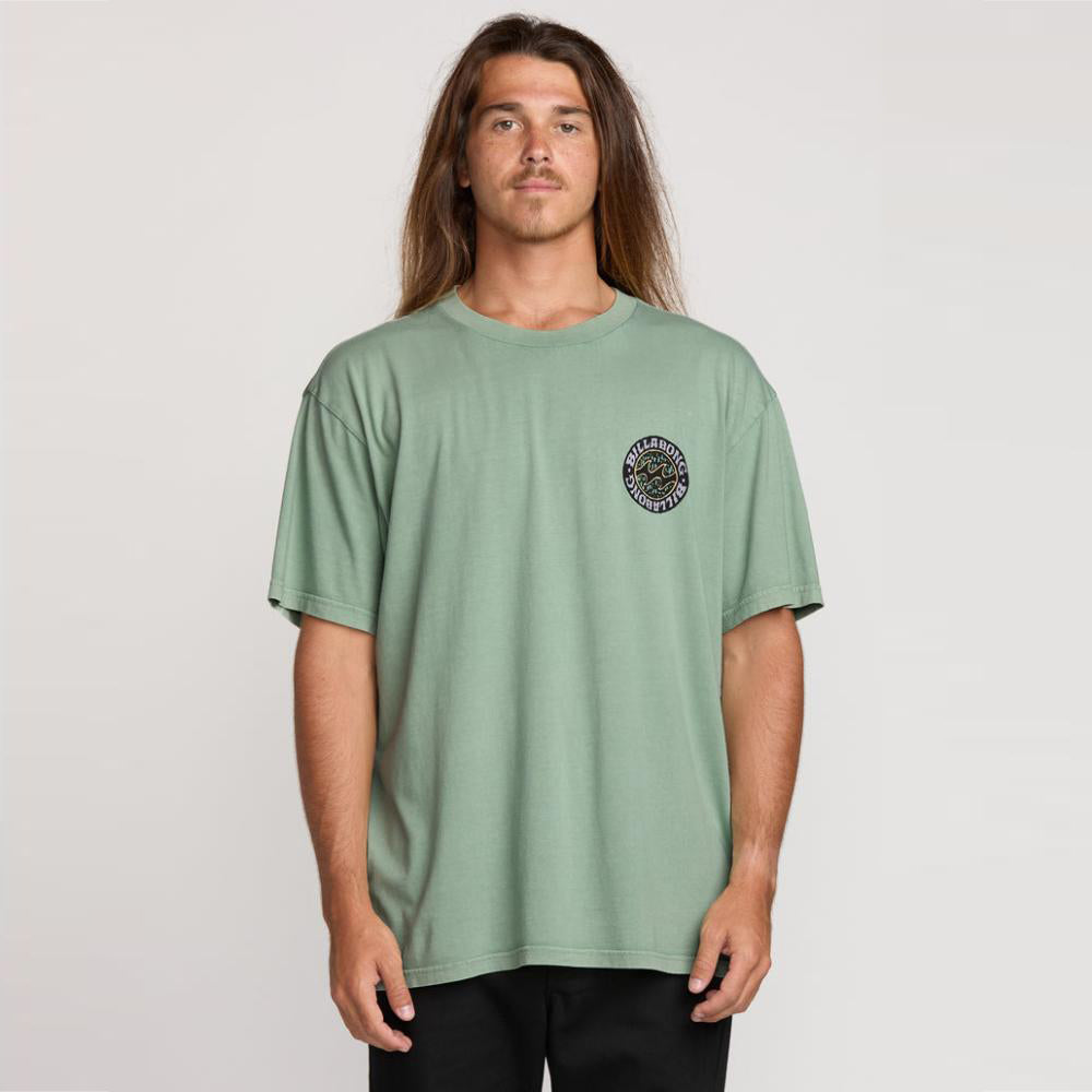 Decal Regular Wave Wash Tee - Men