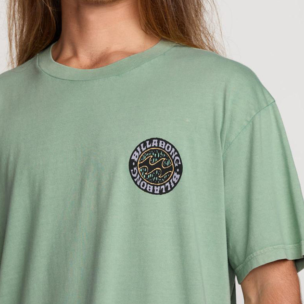 Decal Regular Wave Wash Tee - Men
