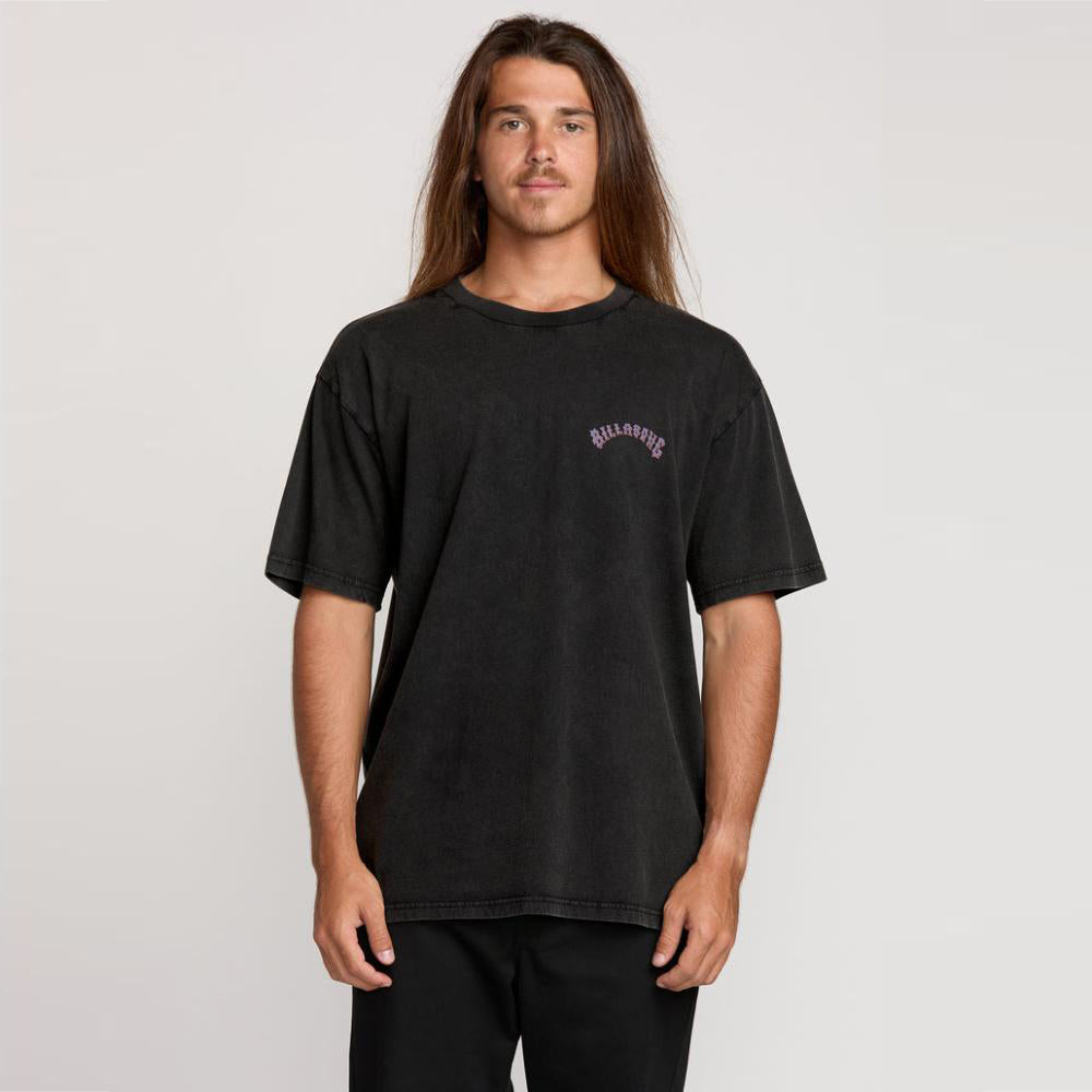 Decal Regular Wave Wash Tee - Men