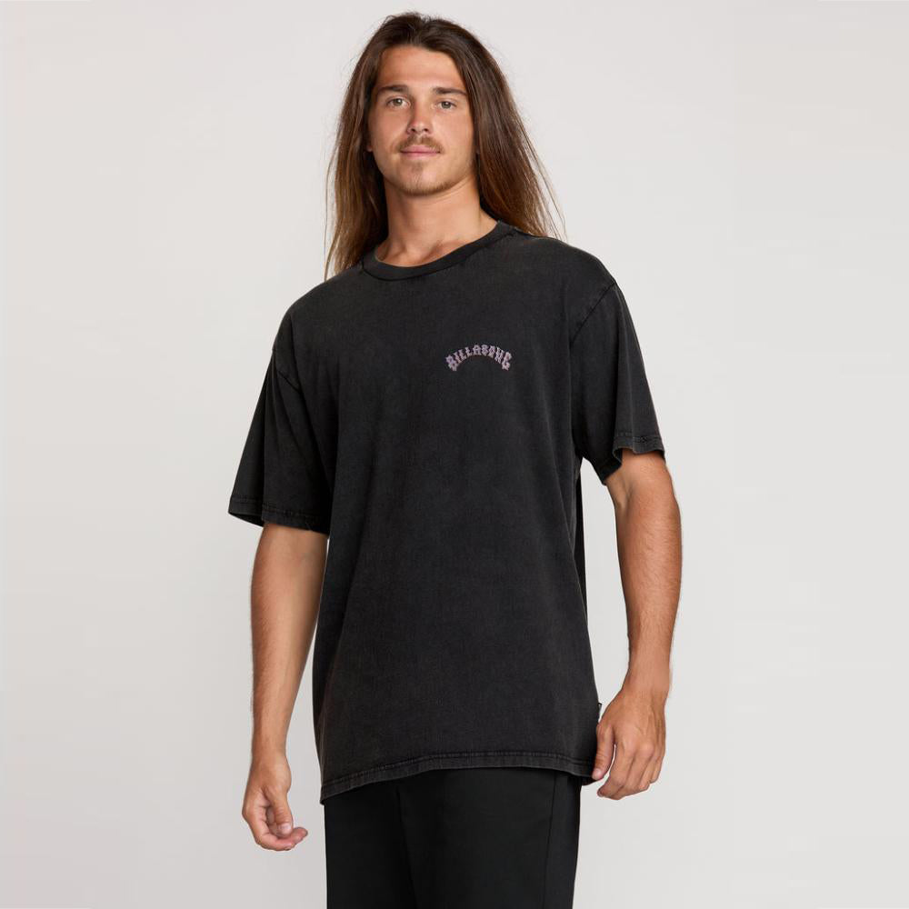 Decal Regular Wave Wash Tee - Men