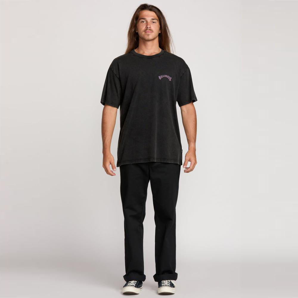 Decal Regular Wave Wash Tee - Men