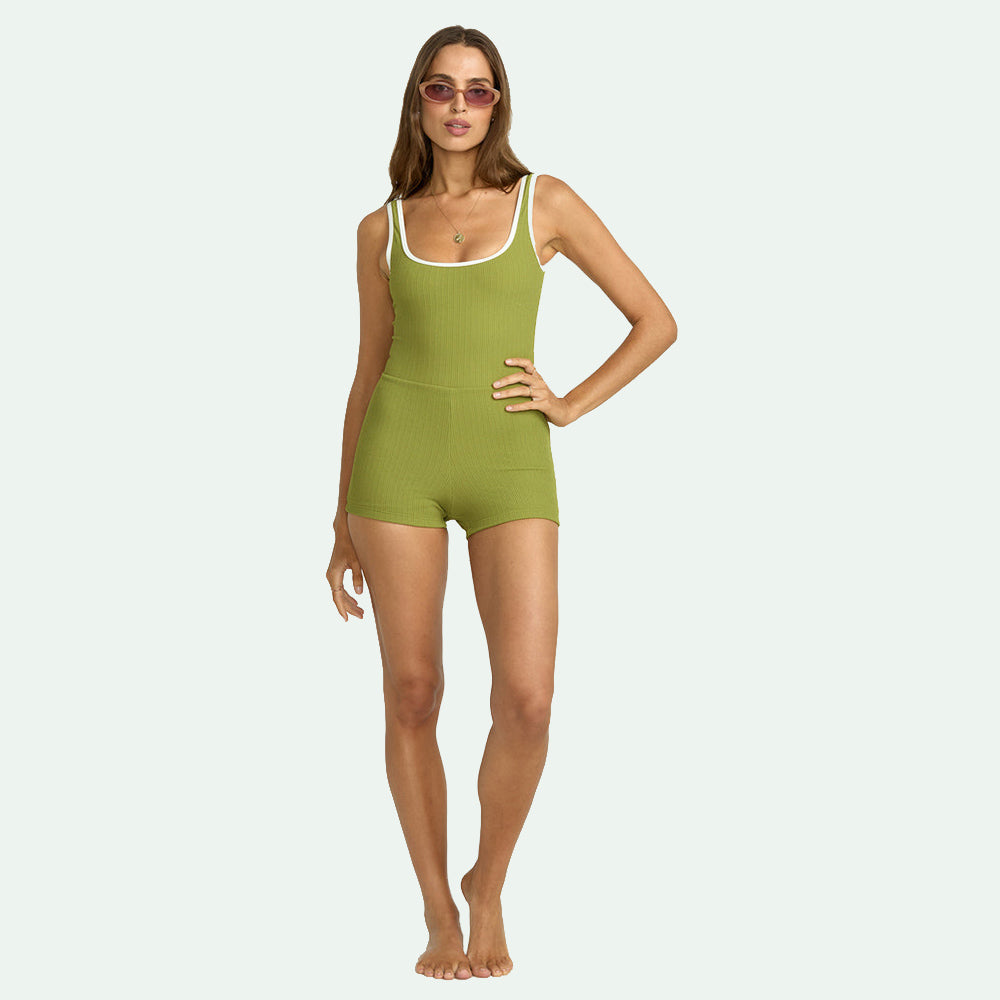 Sunrays Retro One-Piece Surf Suit - Women
