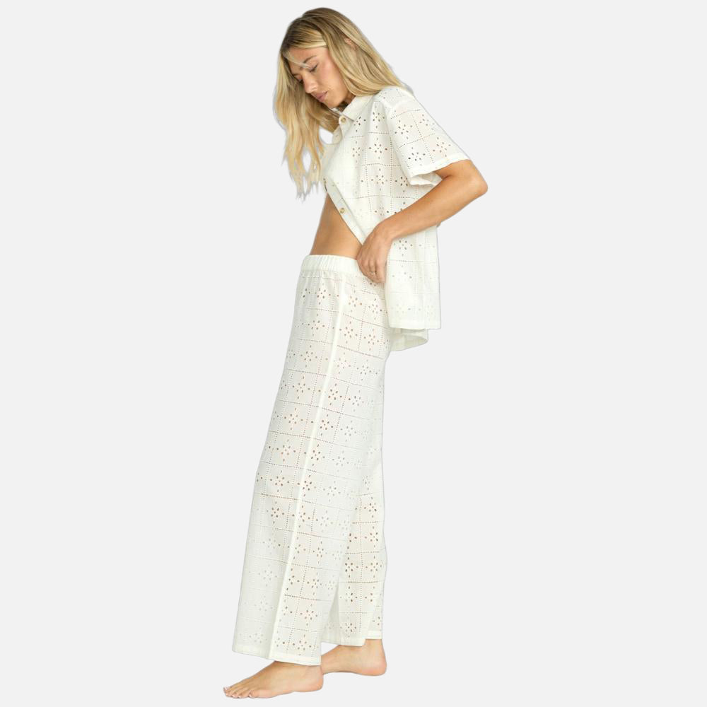 Eyelet Crush Beach Cover-Up Pant - Women