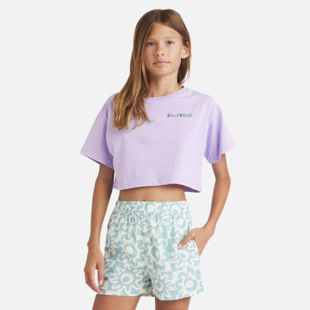 Lost On You Elastic Waist Shorts - Kids