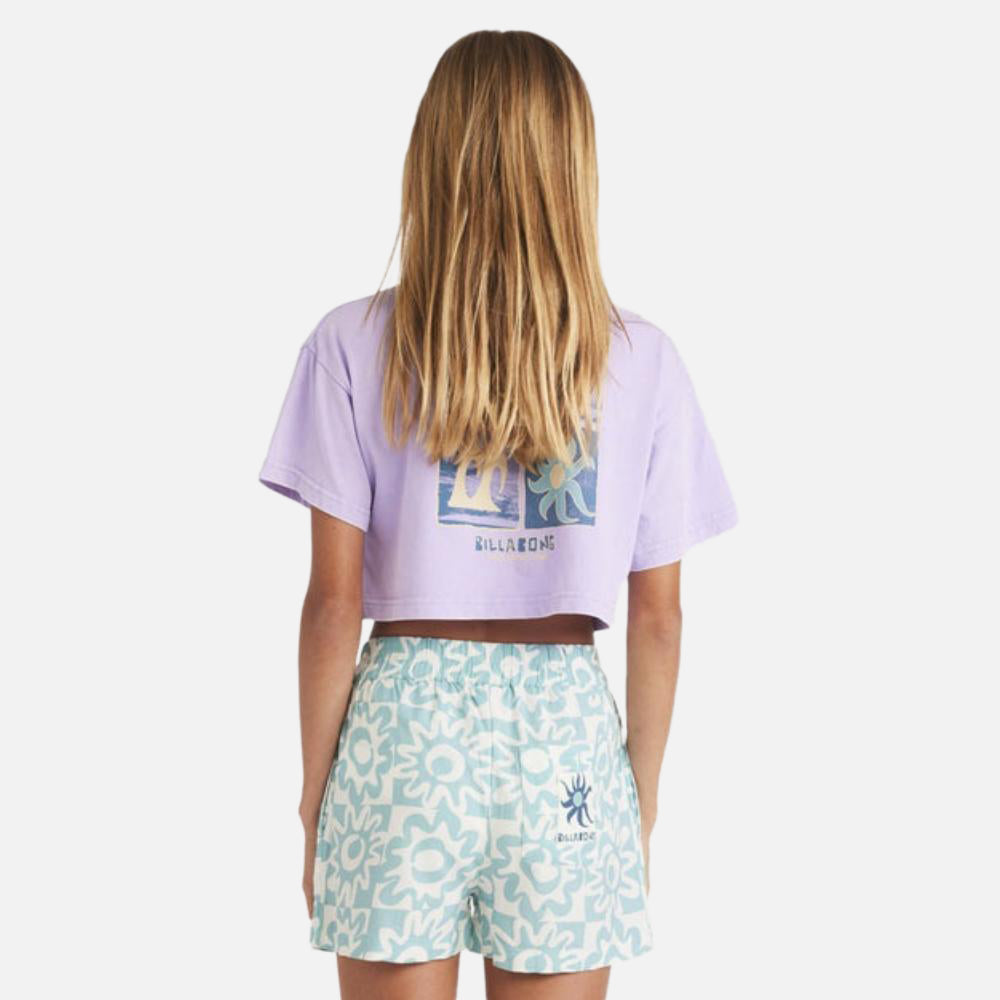 Lost On You Elastic Waist Shorts - Kids