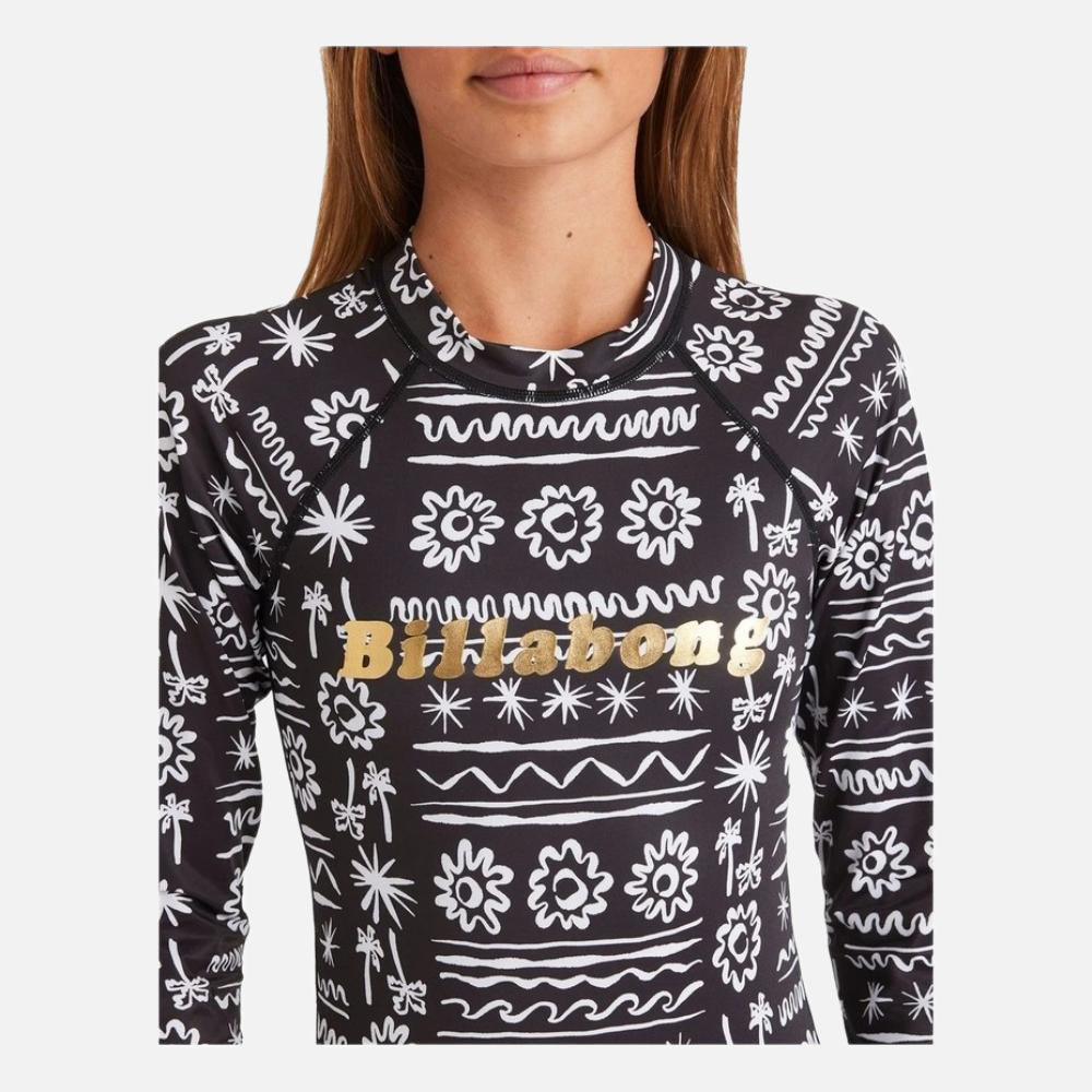 Lost On You Long Sleeve Bodysuit Rash Vest - Kids