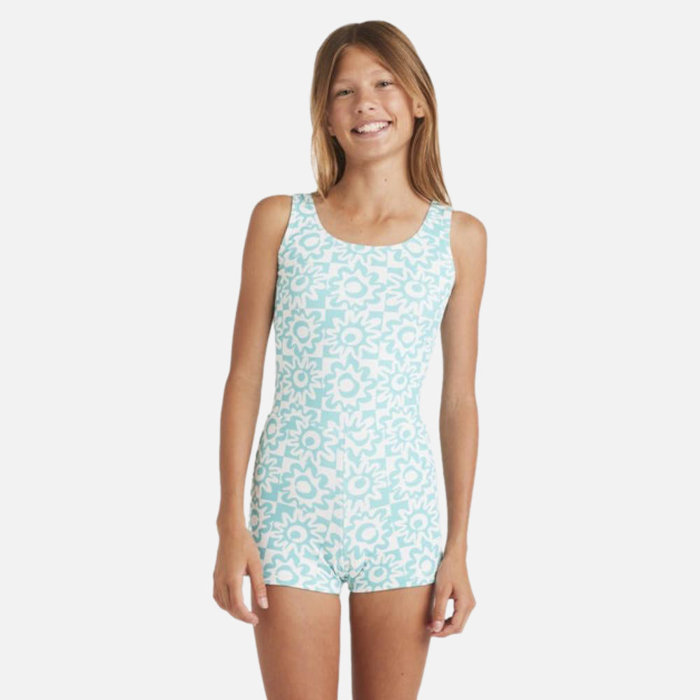Lost On You Retro Surf Bodysuit One Piece Swimsuit - Kids