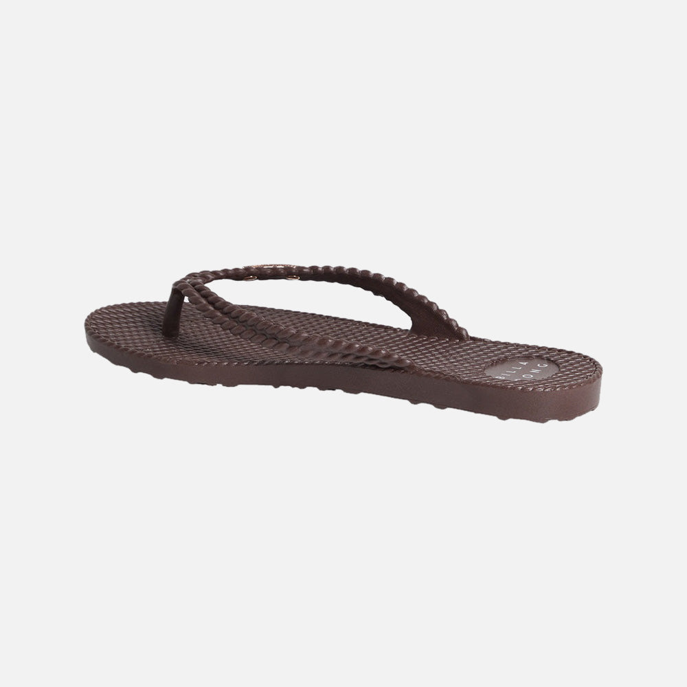 Kick Back Solid Thongs - Women