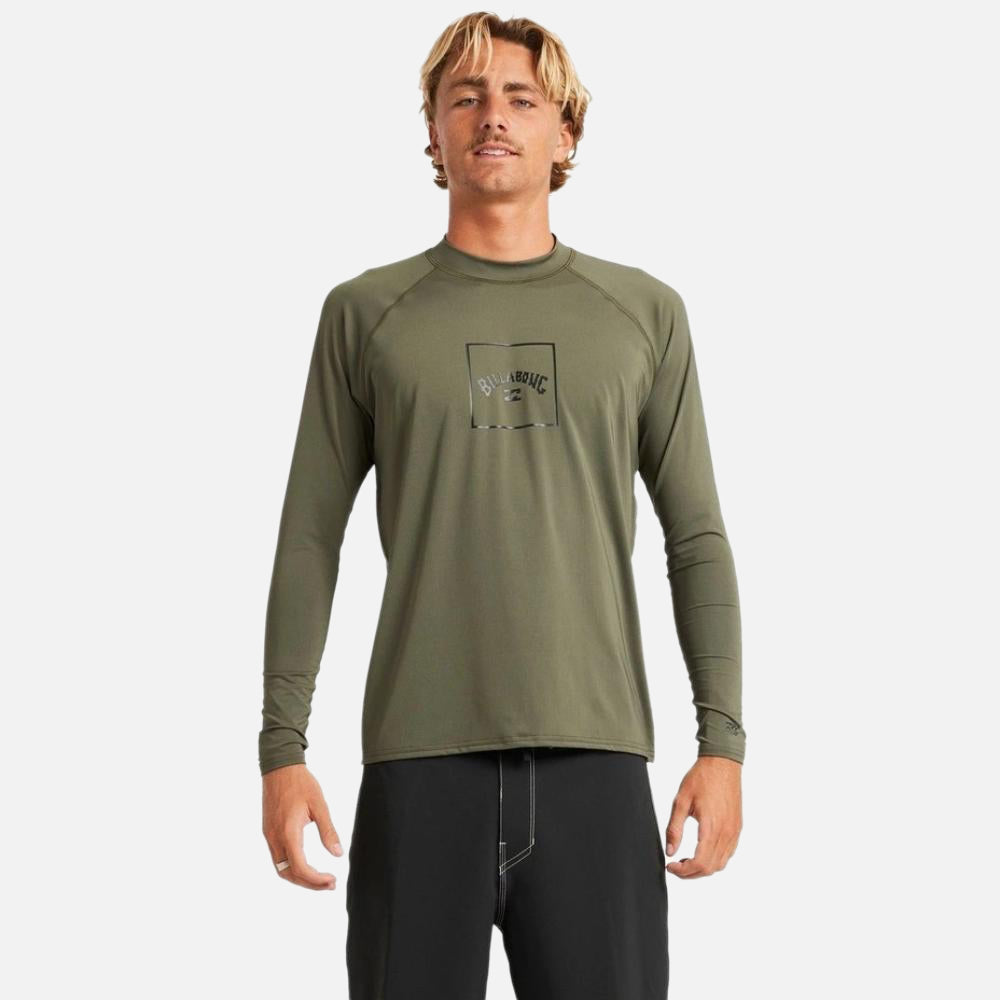 Boxed Arch Long Sleeve Rash Vest - Men