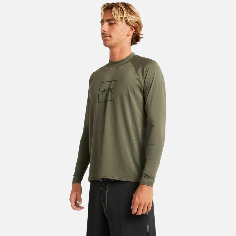 Boxed Arch Long Sleeve Rash Vest - Men