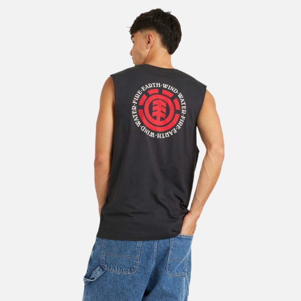 Seal Back Print Muscle Top - Men