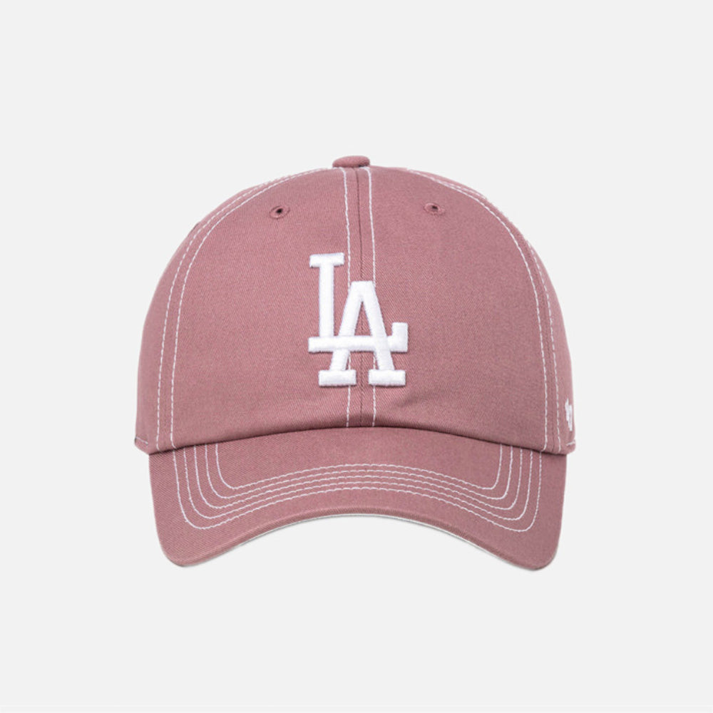 MLB Los Angeles Dodgers Contrast Stitch Clean Up Cap - Men