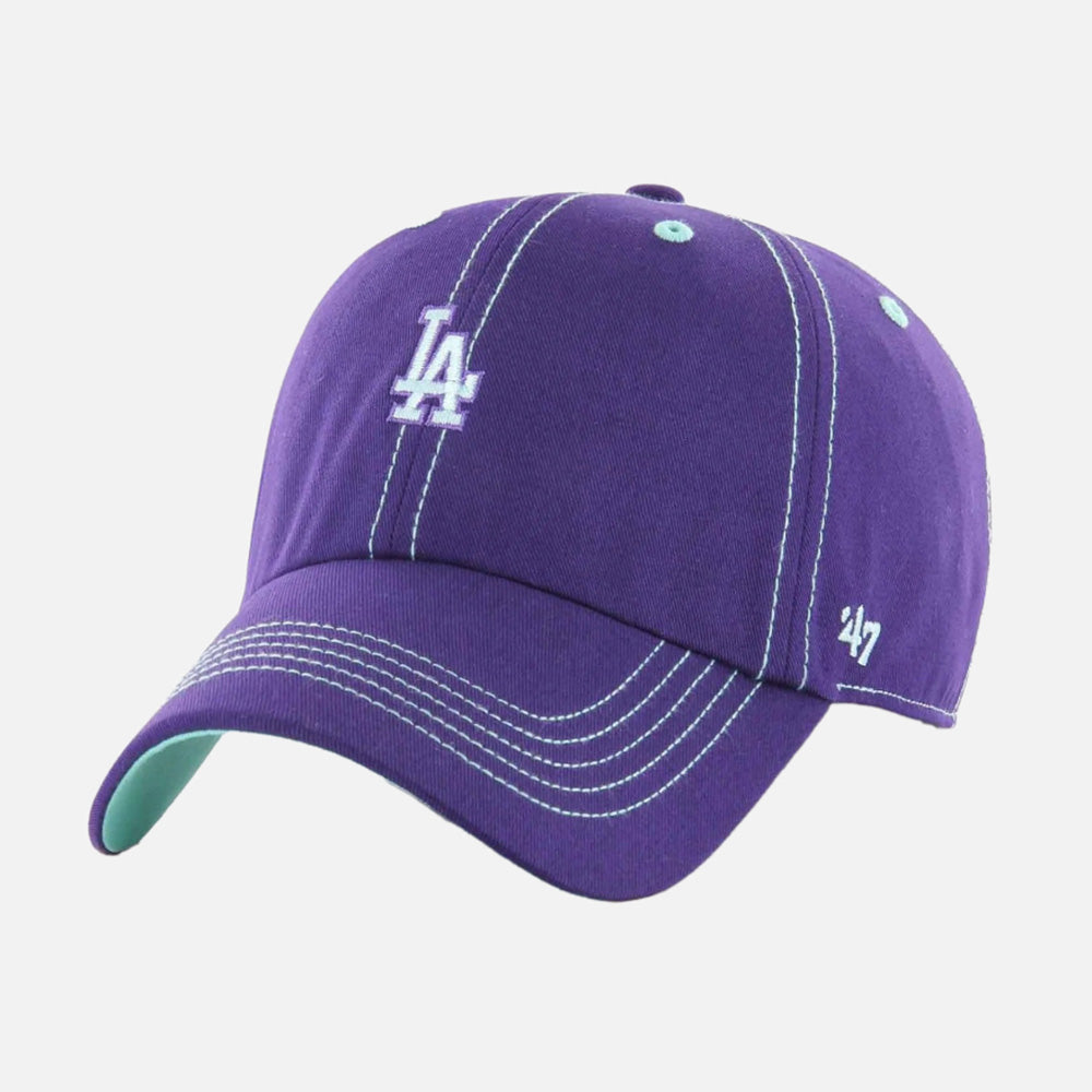 MLB Los Angeles Dodgers Clean Up Contrast Stitch Baseball Cap - Men