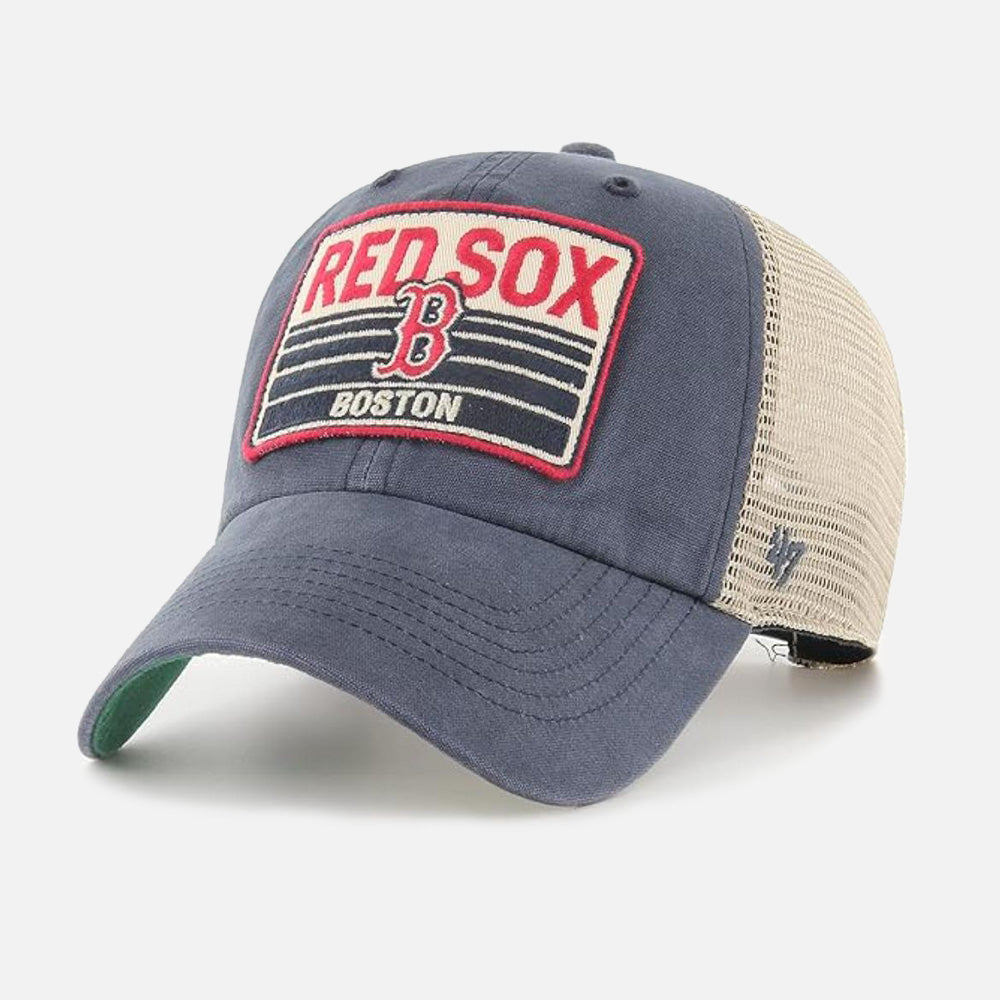 MLB Boston Red Sox Tuscaloosa Trawler Patch Clean Up Trucker Cap - Men
