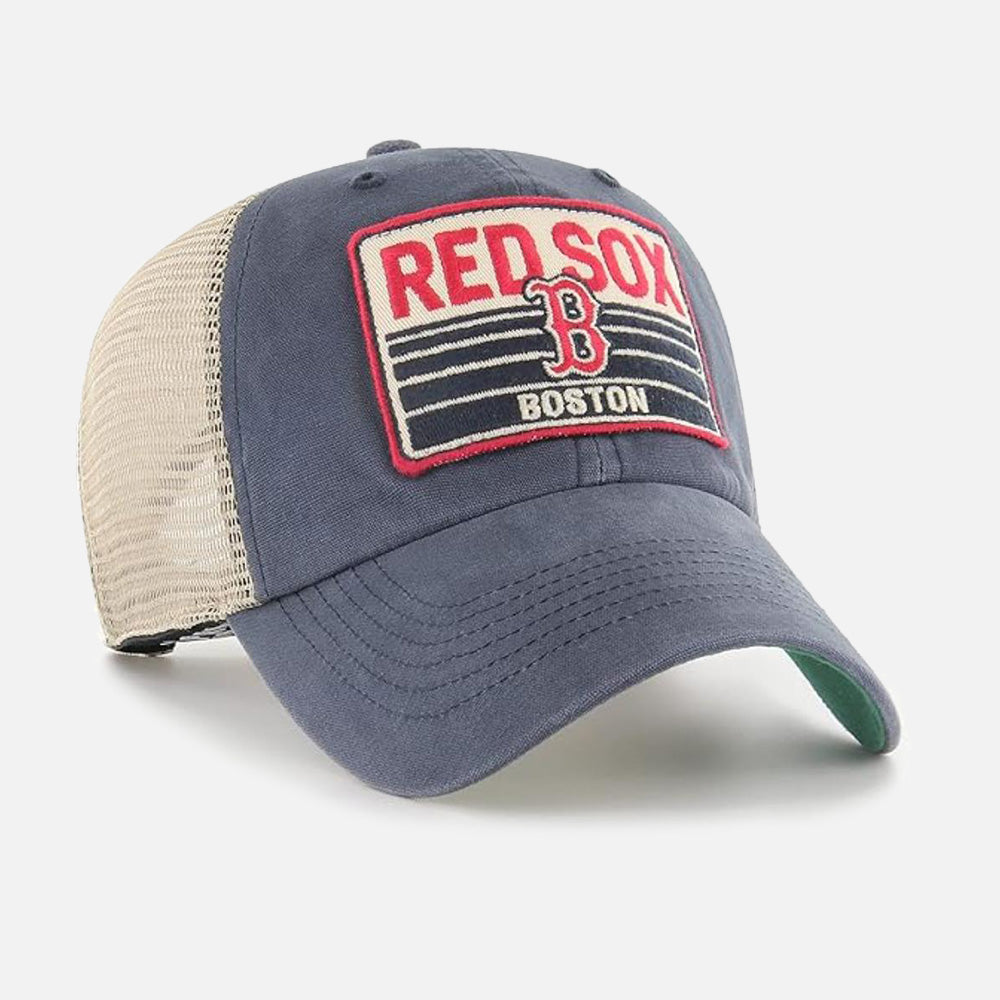 MLB Boston Red Sox Tuscaloosa Trawler Patch Clean Up Trucker Cap - Men