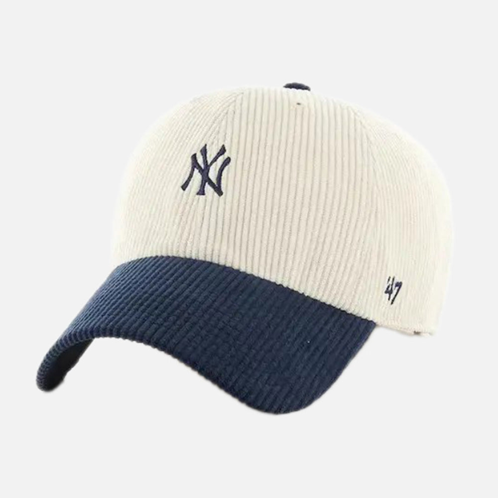 MLB New York Yankees Cord Base Runner Two Tone Clean Up Cap - Men