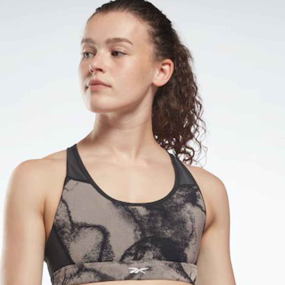 Lux Racer Jacquard Sports Bra - Women