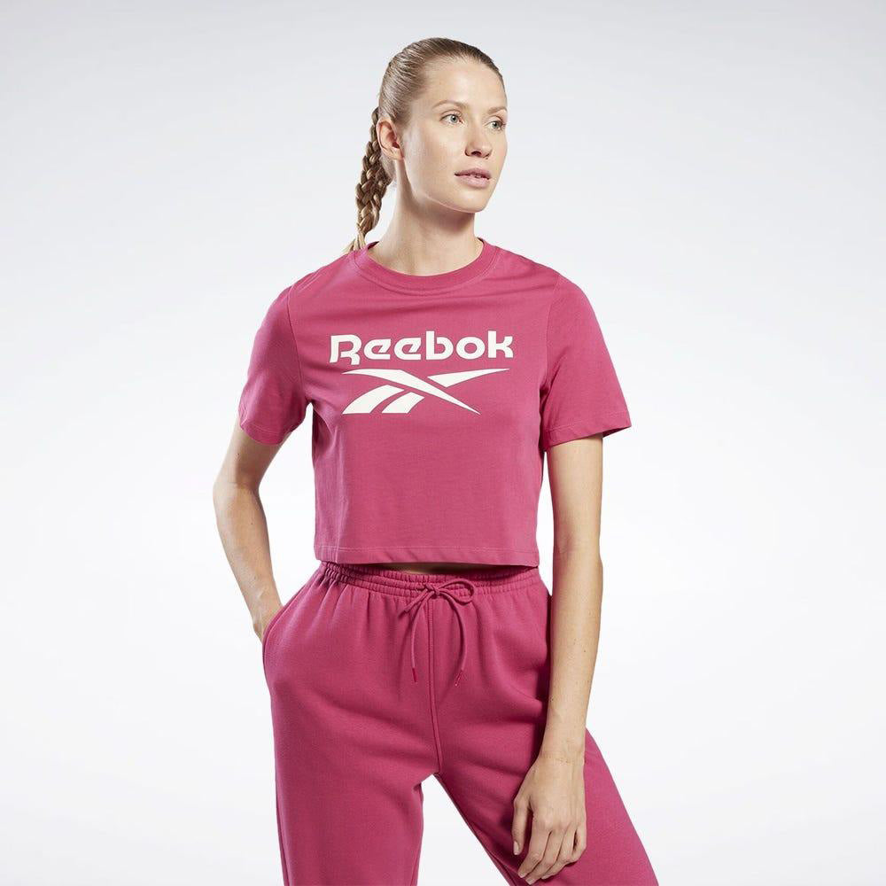 Identity Big Logo Crop T-Shirt - Women