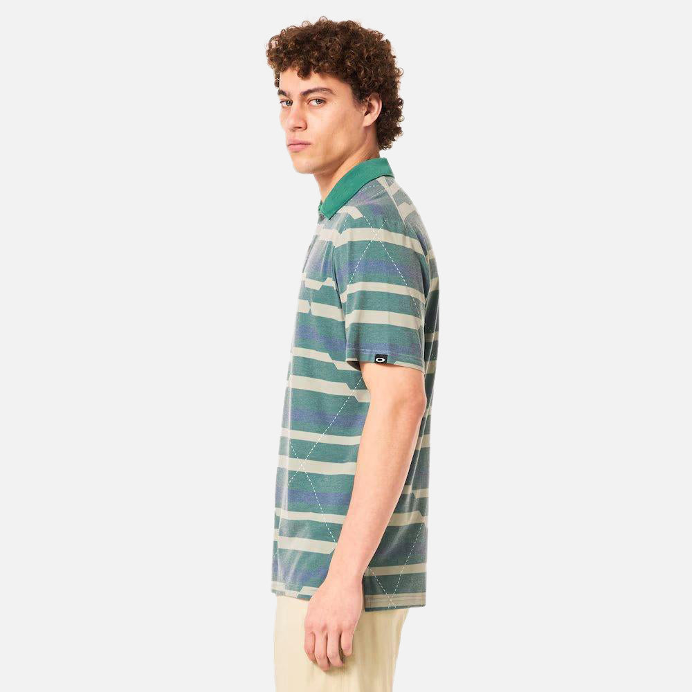Fractured Argyle Polo - Men