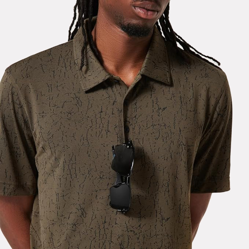 Resist Jacquard Polo T-Shirt - Men