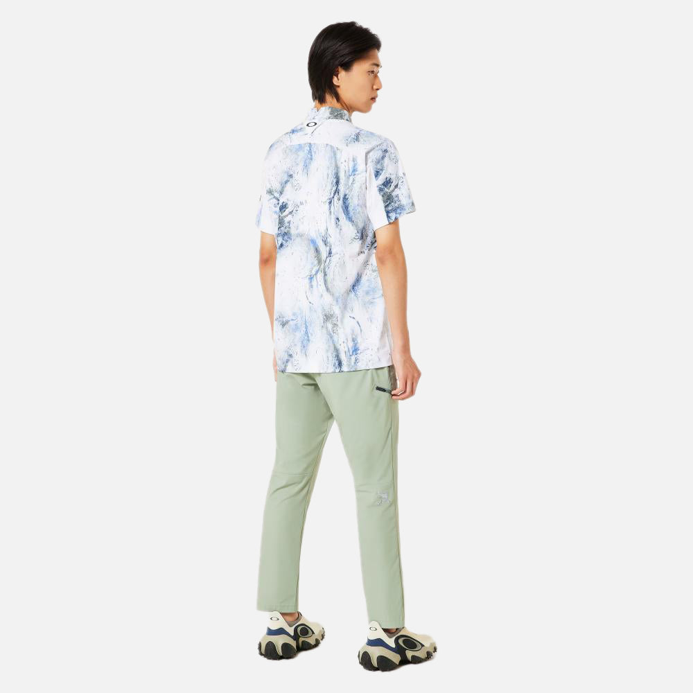 Skull Bold Omble Mock Polo Shirt - Men