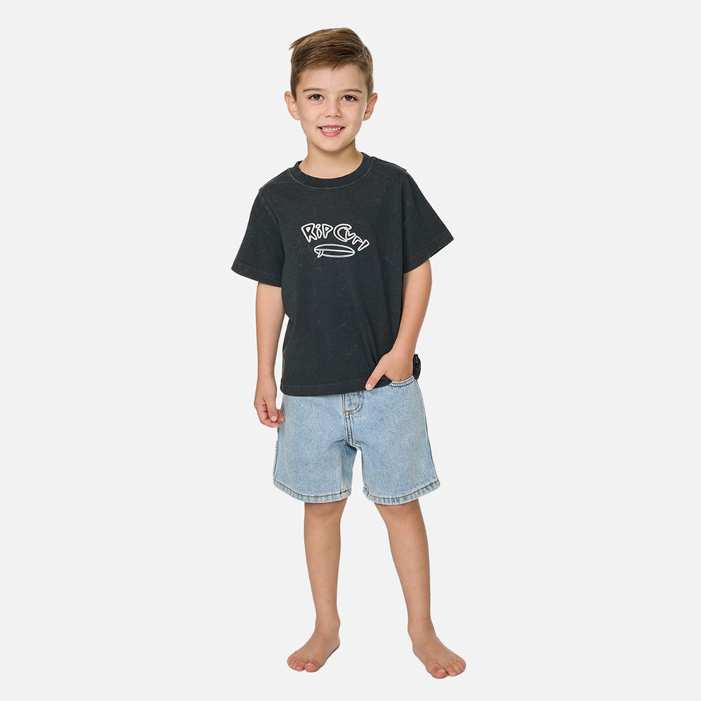 Ride The Wave Wash T-Shirt - Kids