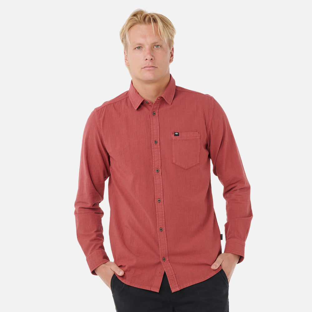 Classic Surf Washed Long Sleeve Shirt - Men