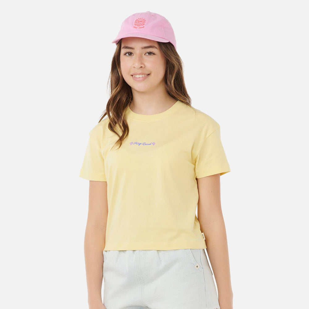 Sunset Skies Crop Tee - Kids