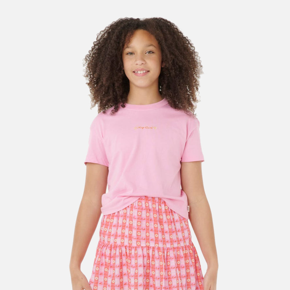 Sunset Skies Crop Tee - Kids