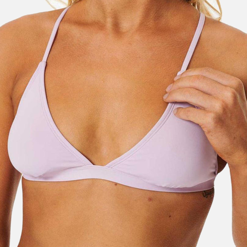 Classic Surf Crossback Triangle Bikini Top - Women