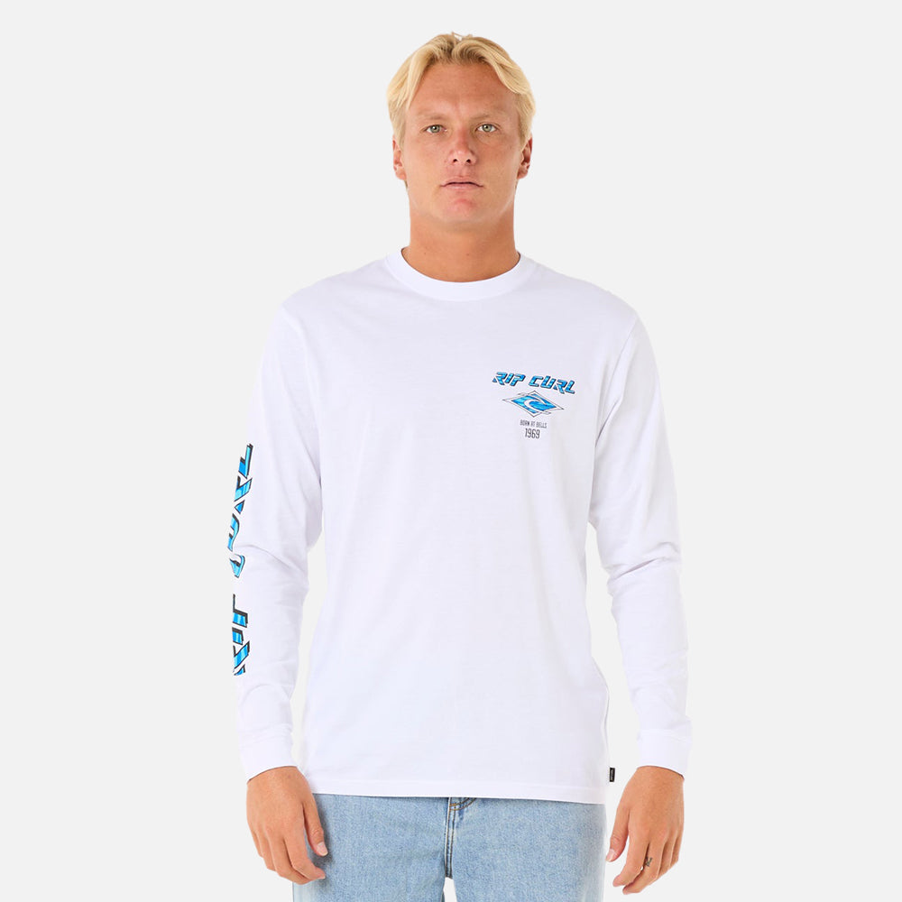 Fade Out Icon Long Sleeve Tee - Men