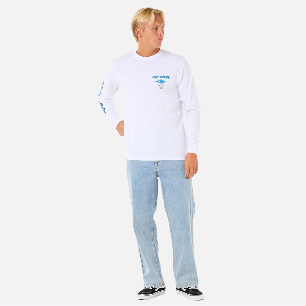 Fade Out Icon Long Sleeve Tee - Men