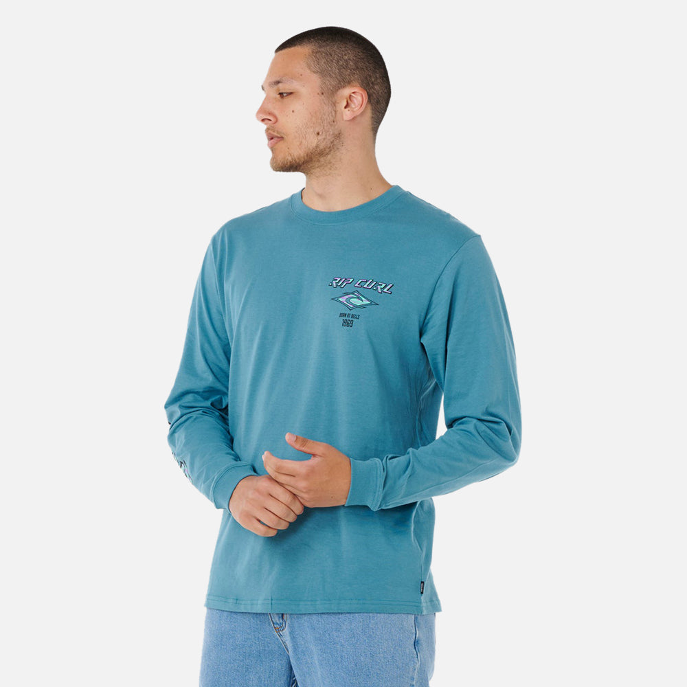 Fade Out Icon Long Sleeve Tee - Men