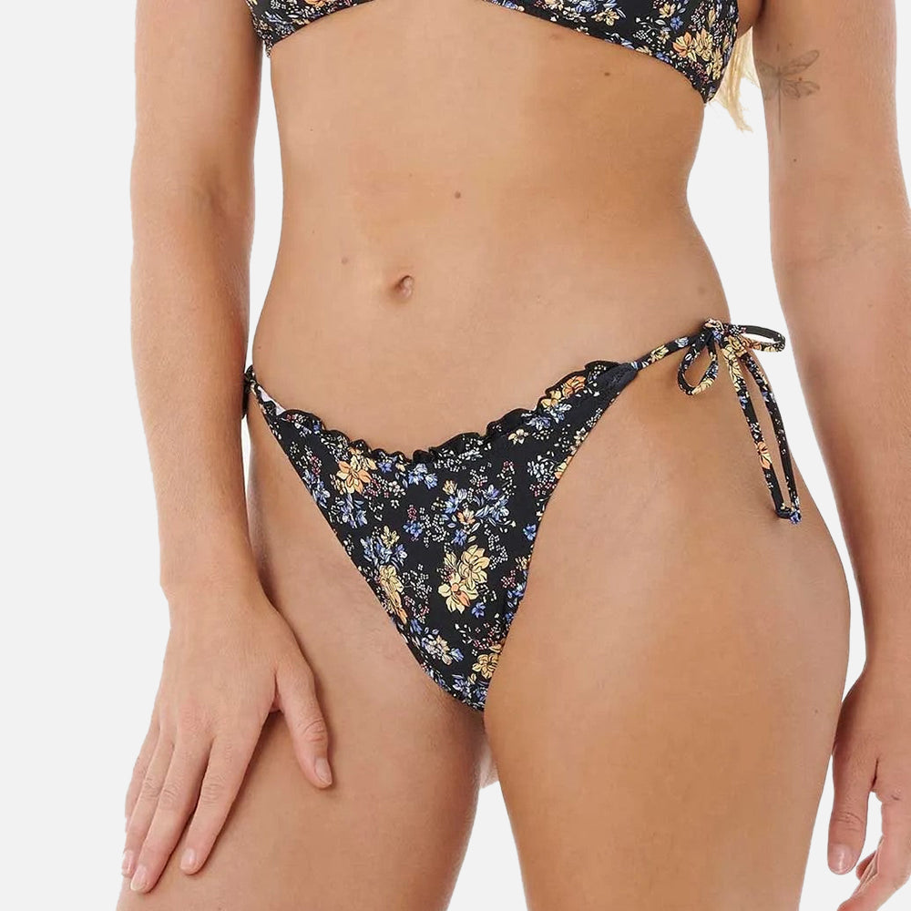Pacific Rider Tie Side Cheeky Coverage Bikini Bottom - Women