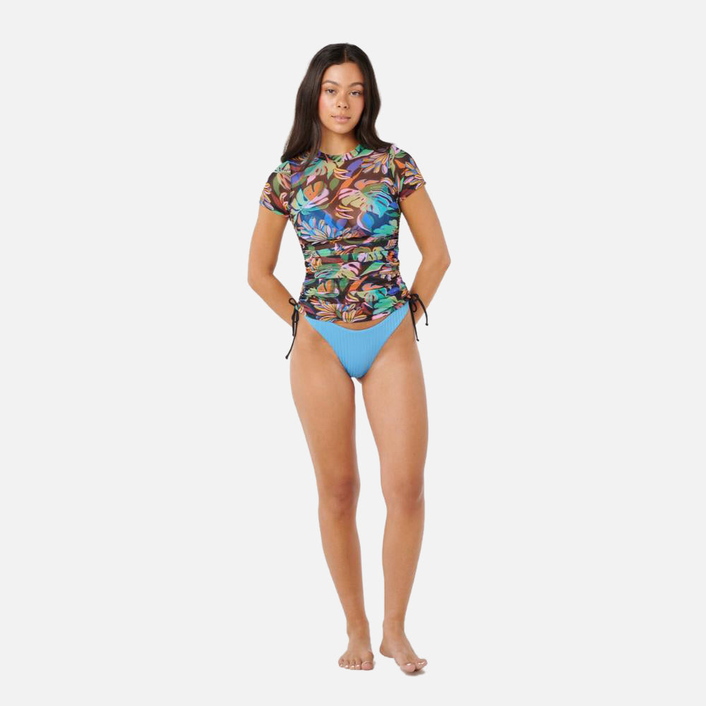 Sunset Luau Crop Tee - Women