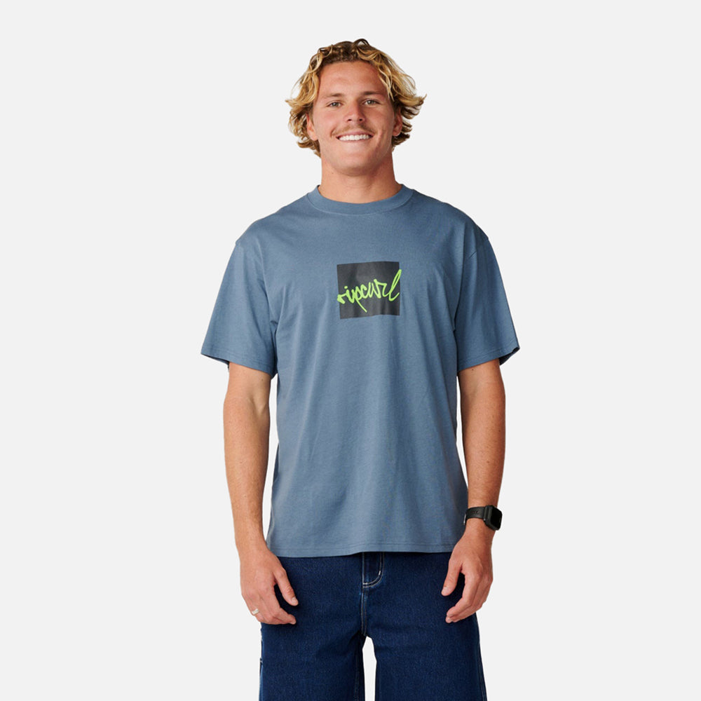 Script Icon Loose T-Shirt - Men