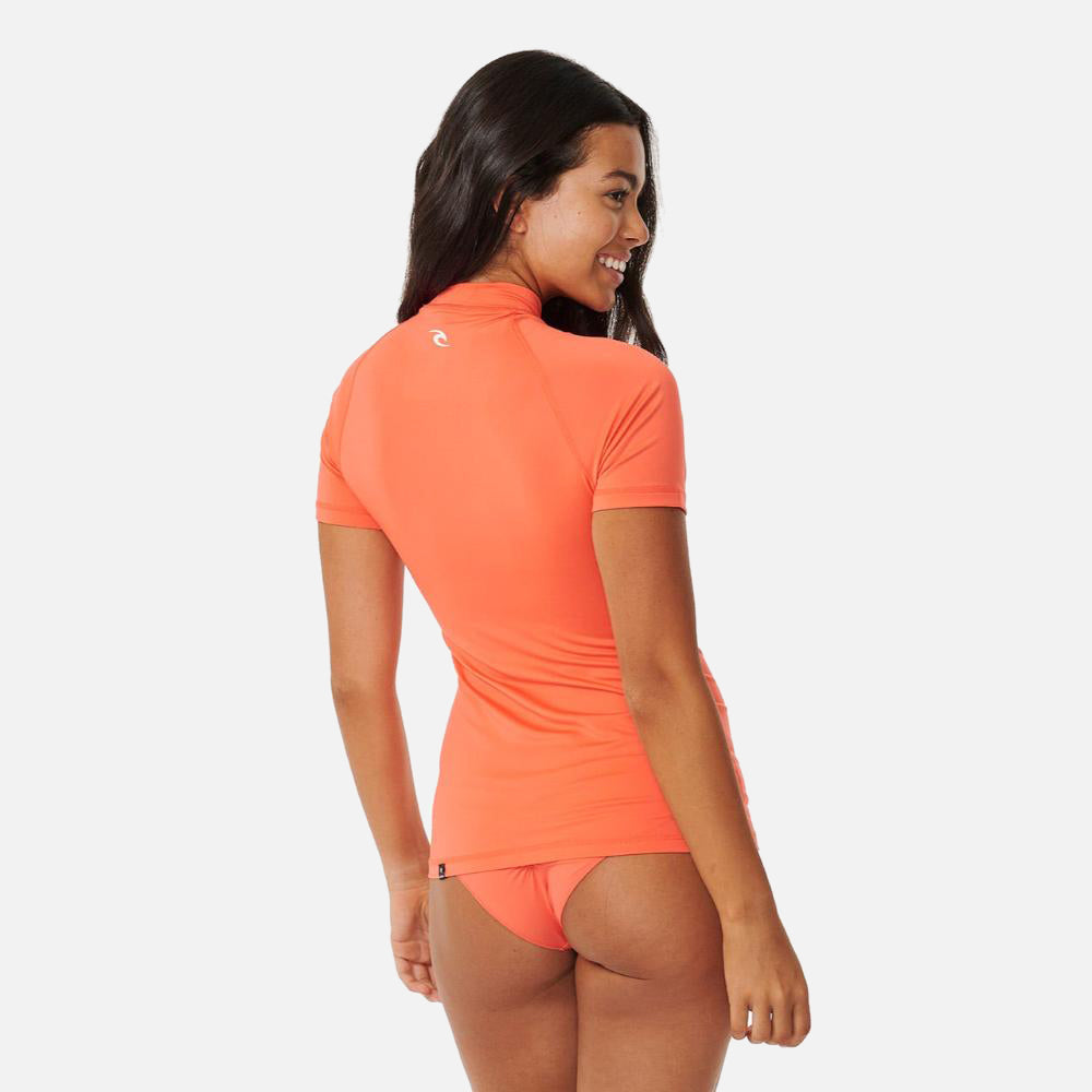 Classic Surf Short Sleeve UV Rash Guard  - Women