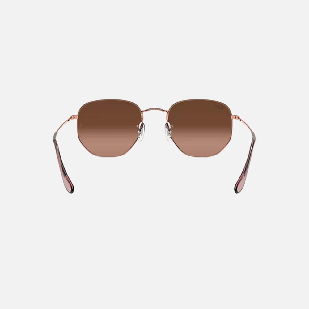 Hexagonal Flat Lenses Sunglasses - Men